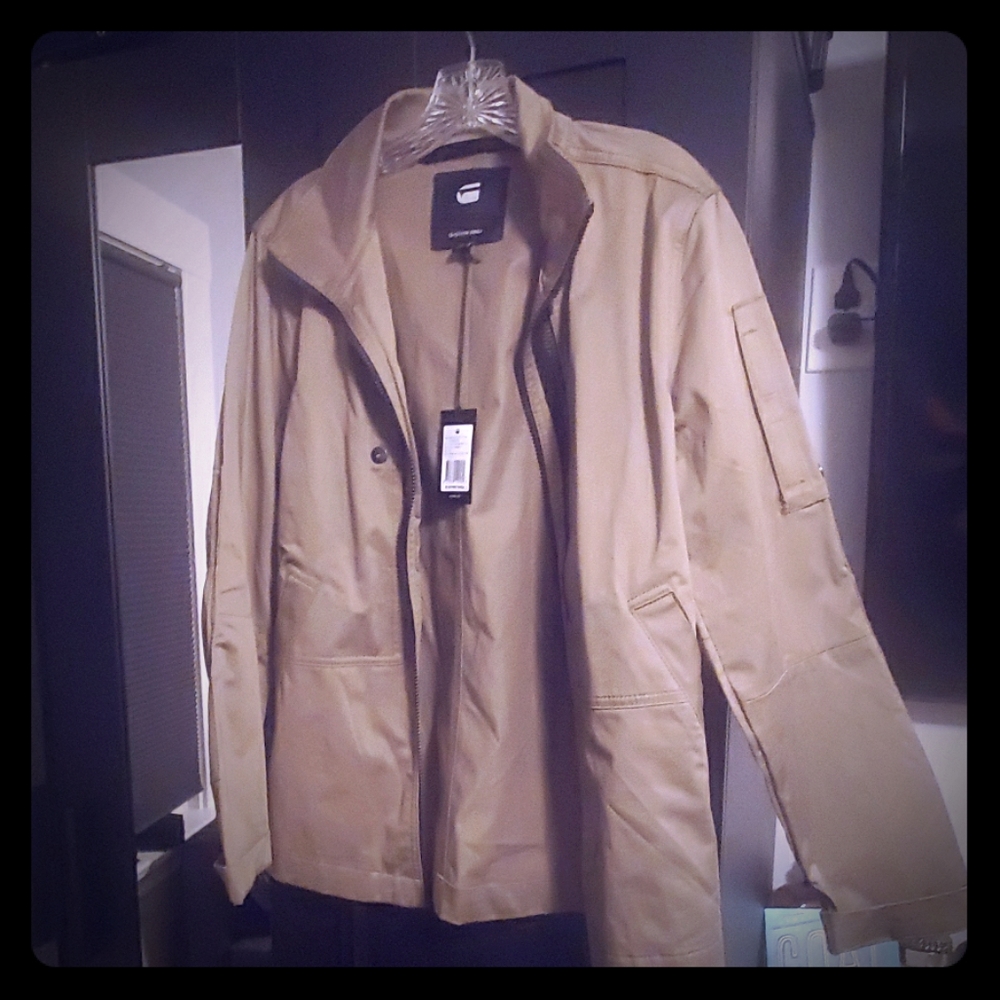 G star utility jacket beige